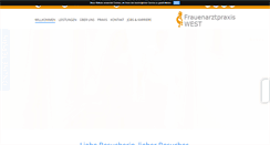 Desktop Screenshot of frauenarztpraxis-west.de